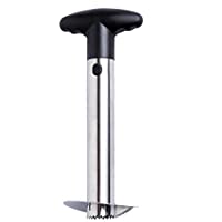 Oaklyn Cortador Pelador de Piñas Acero Inoxidable Corte en Rodajas Gajos Dados Espiral - Corte Piña Profesional Rapido y…